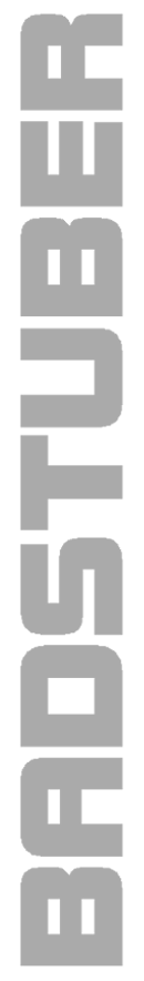 Badstuber Schriftzug